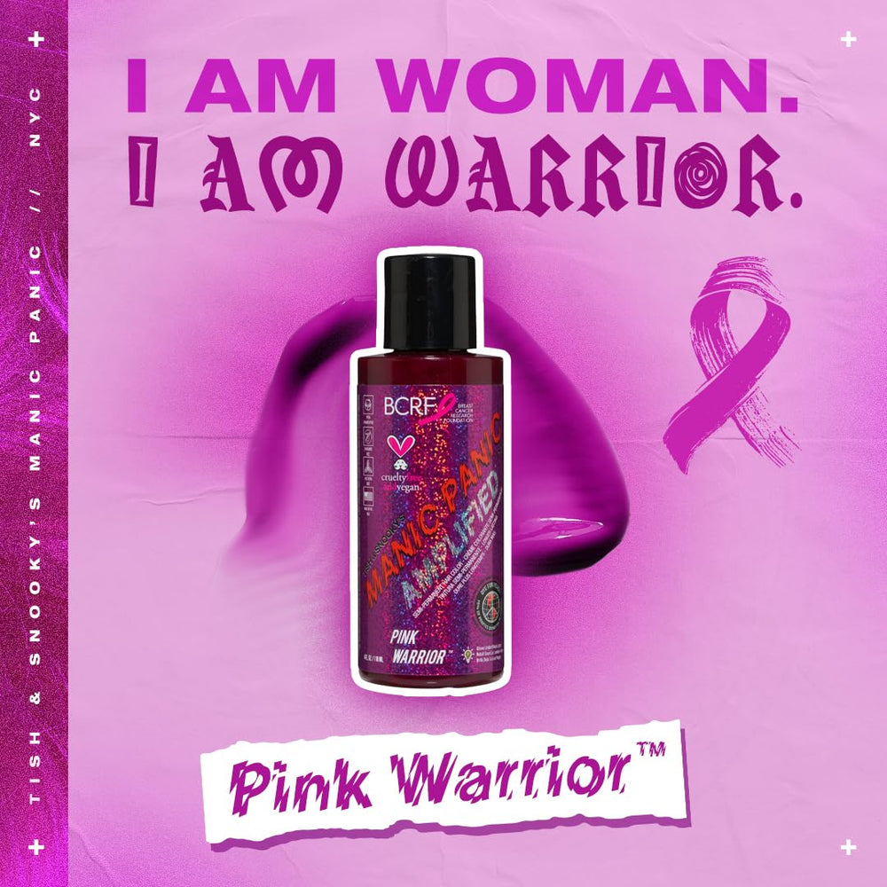 MANIC PANIC Pink Warrior Amplified: mezcla fácil para personalizar la intensidad del color