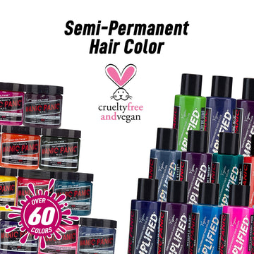 MANIC PANIC Pink Warrior Amplified: color semipermanente que se desvanecerá en semanas