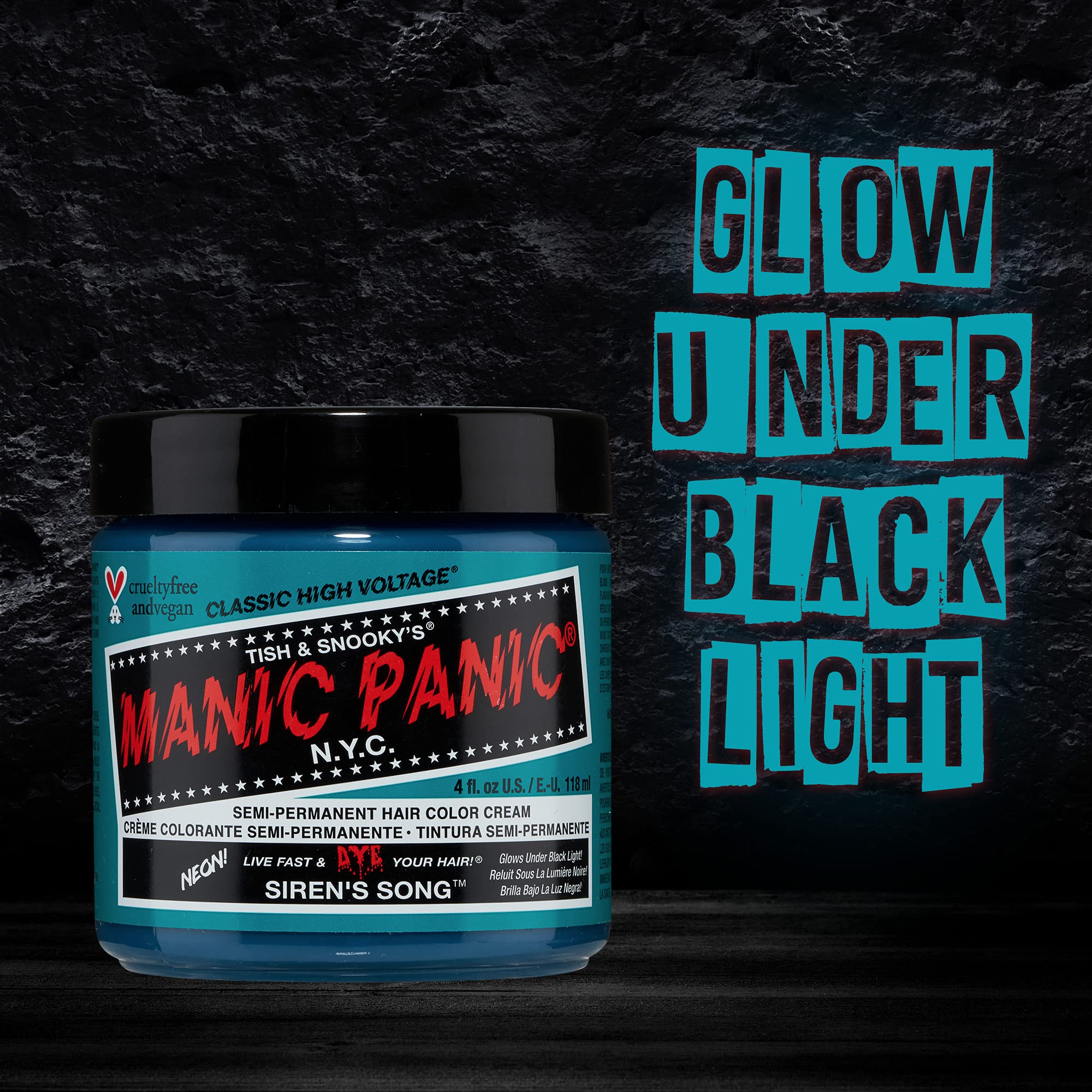 MANIC PANIC Siren's Song: resultado intenso en cabello con mezcla adecuada.