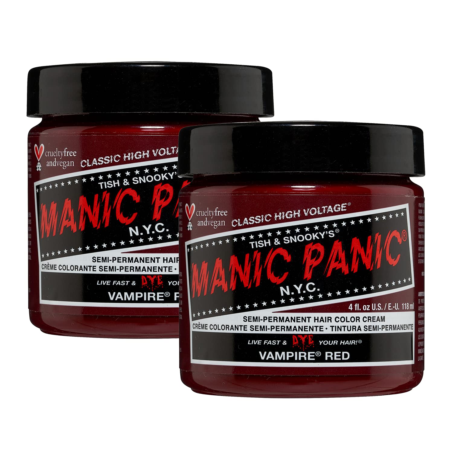 MANIC PANIC Vampire Red: bote para aplicar color intenso con precisión.