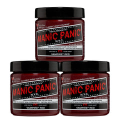 MANIC PANIC Vampire Red en tarro reutilizable con color intenso y duradero