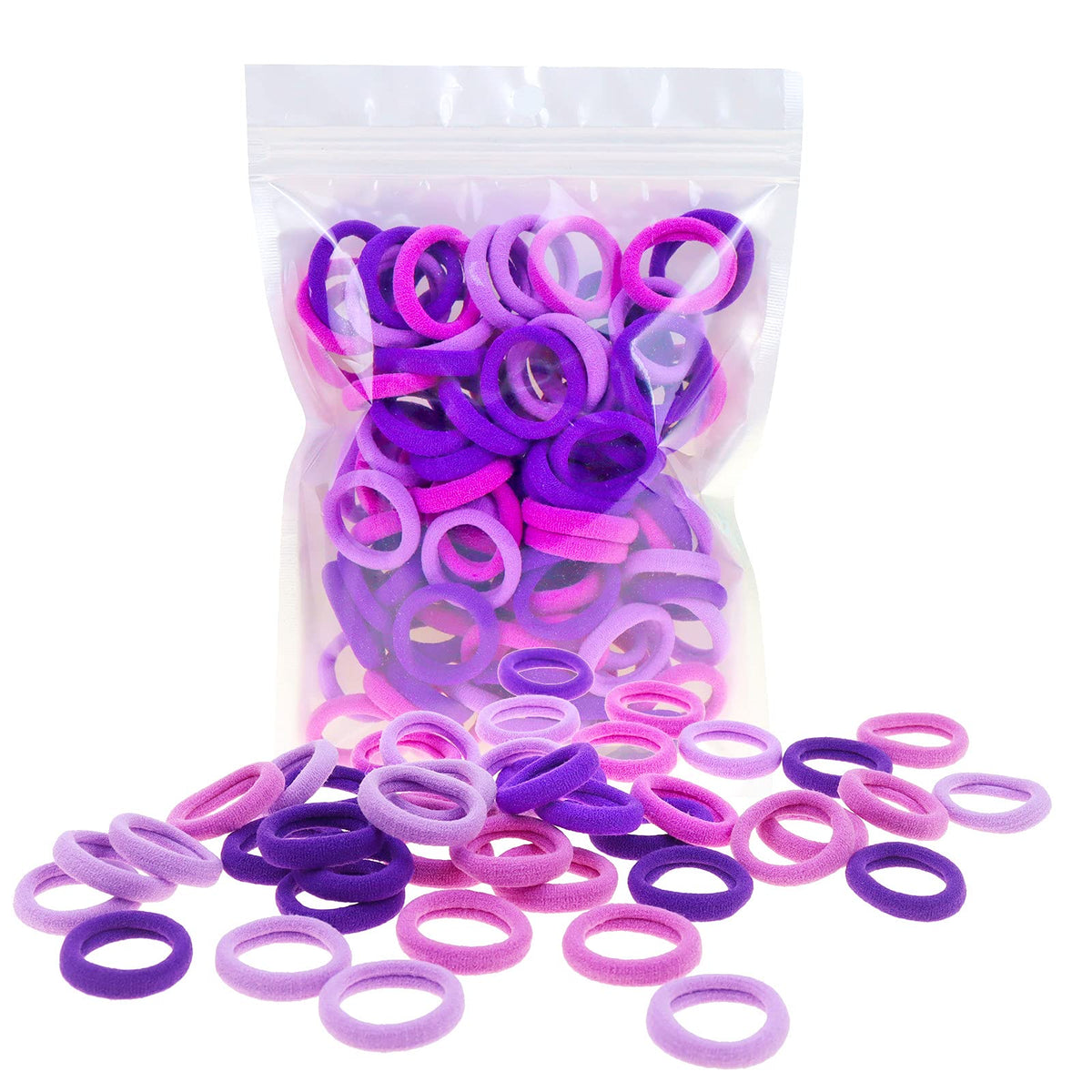 Elásticos de nylon pequeños de Manipepe para cabello suave y sin tirones