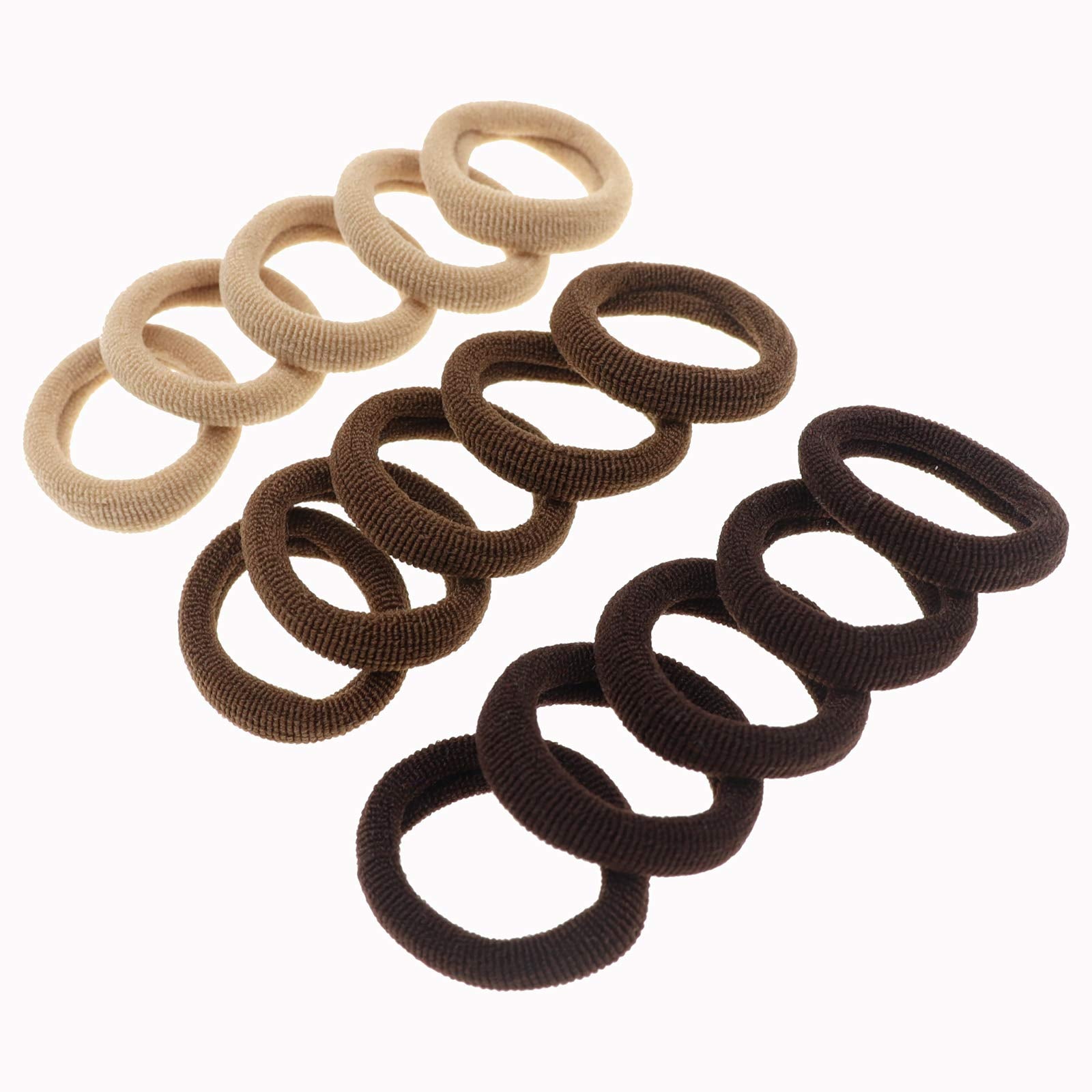Manipepe gomas elasticas suaves para cabello infantil, sujetan sin apretar