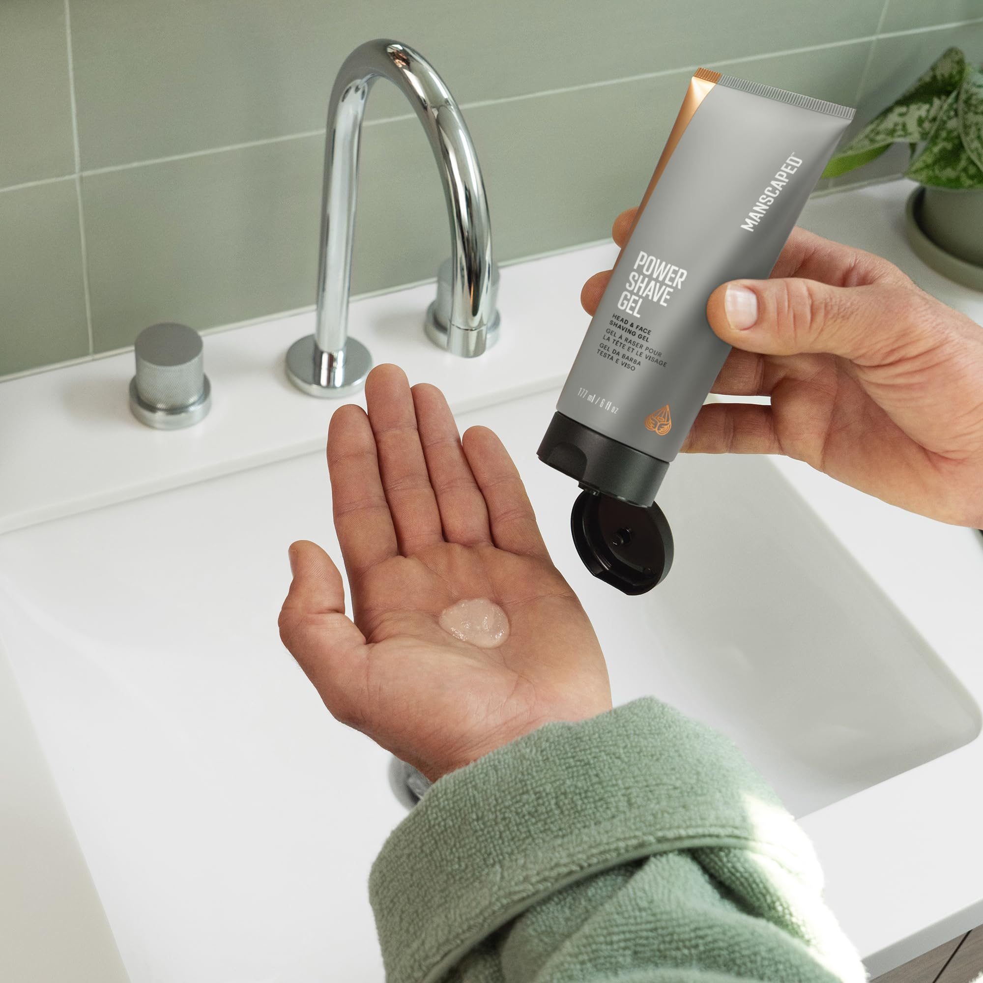 MANSCAPED Cabezal magnético desmontable para limpieza fácil