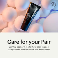 MANSCAPED Crop Soother, aloe coloidal para piel sensible tras rasurado.