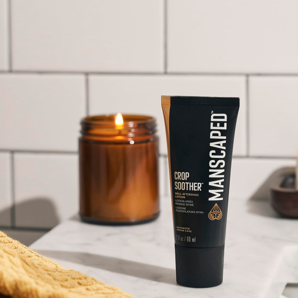 MANSCAPED Crop Soother, dermatológicamente probado para piel sensible.