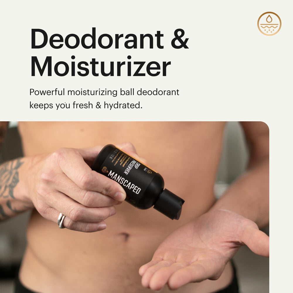 MANSCAPED Afeitadora diseño ergonómico para un agarre cómodo.