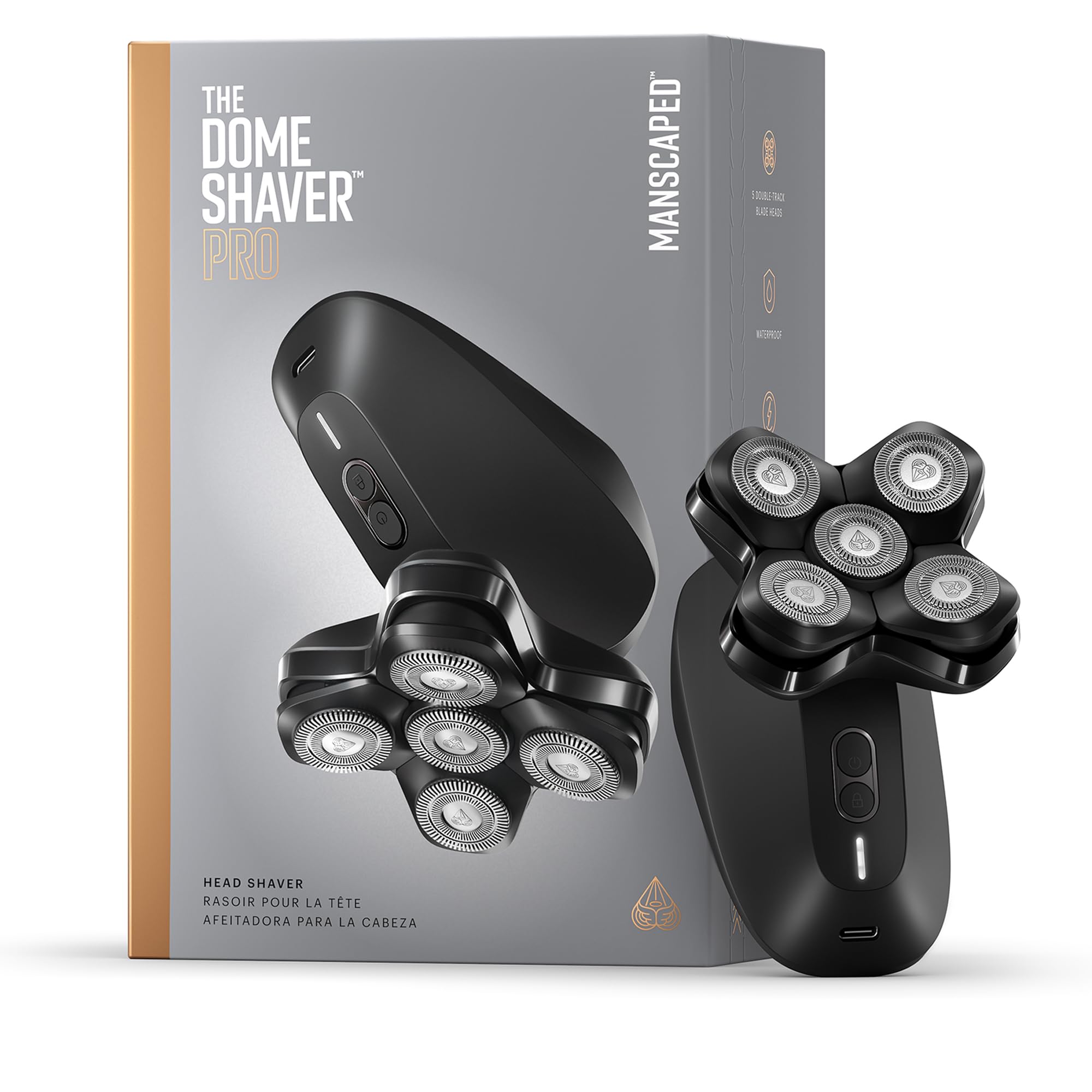 MANSCAPED Dome Pro limpieza rápida tras retirar el cabezal.