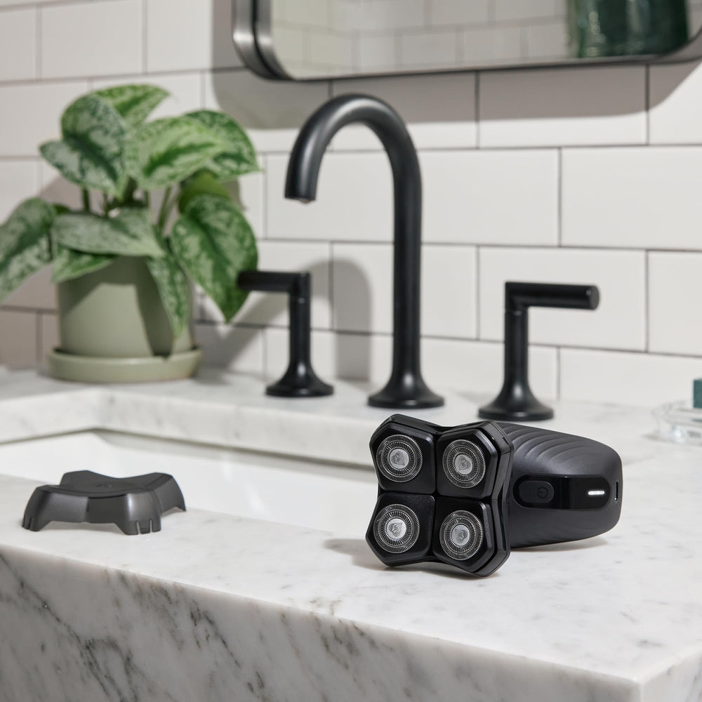MANSCAPED Dome Shaver Plus limpieza rápida con placa magnética