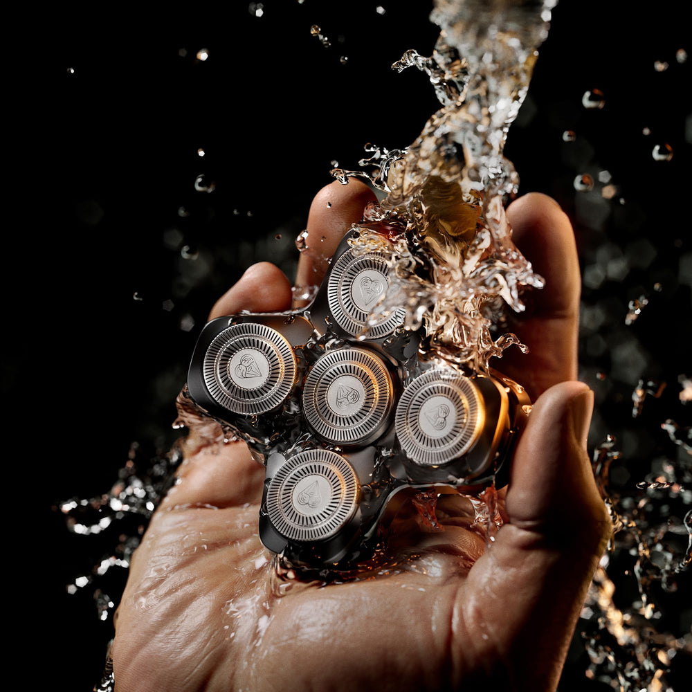 MANSCAPED Dome Shaver Pro conexión magnética facilita reemplazo de cabezas
