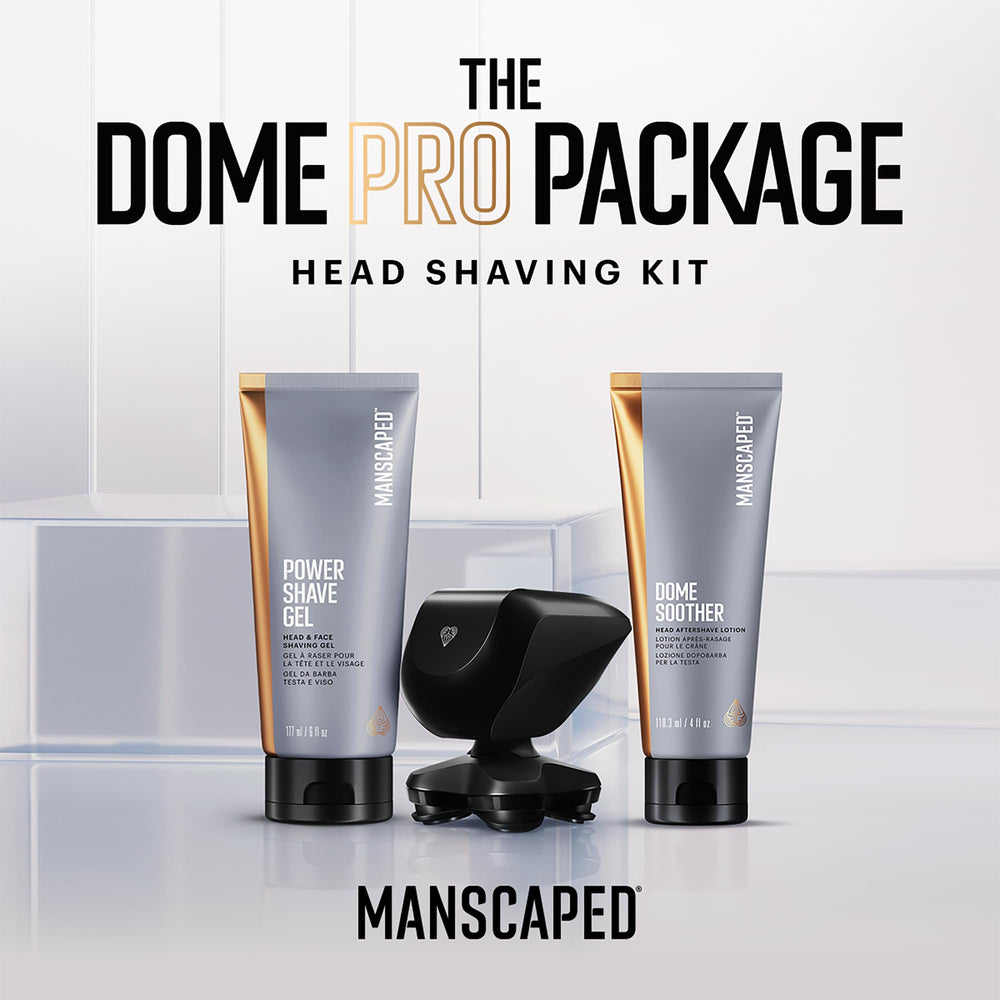 MANSCAPED Dome Shaver Pro diseño ergonómico para manejo cómodo