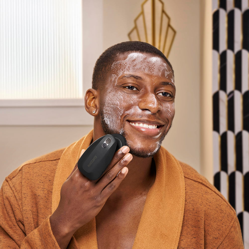 MANSCAPED Face Buffer PRO cuidado facial para piel sensible y barba.