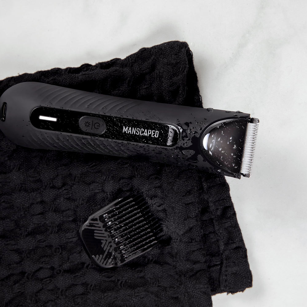 MANSCAPED Lawn Mower 3.0 Plus, carga USB-C para recargas rápidas.