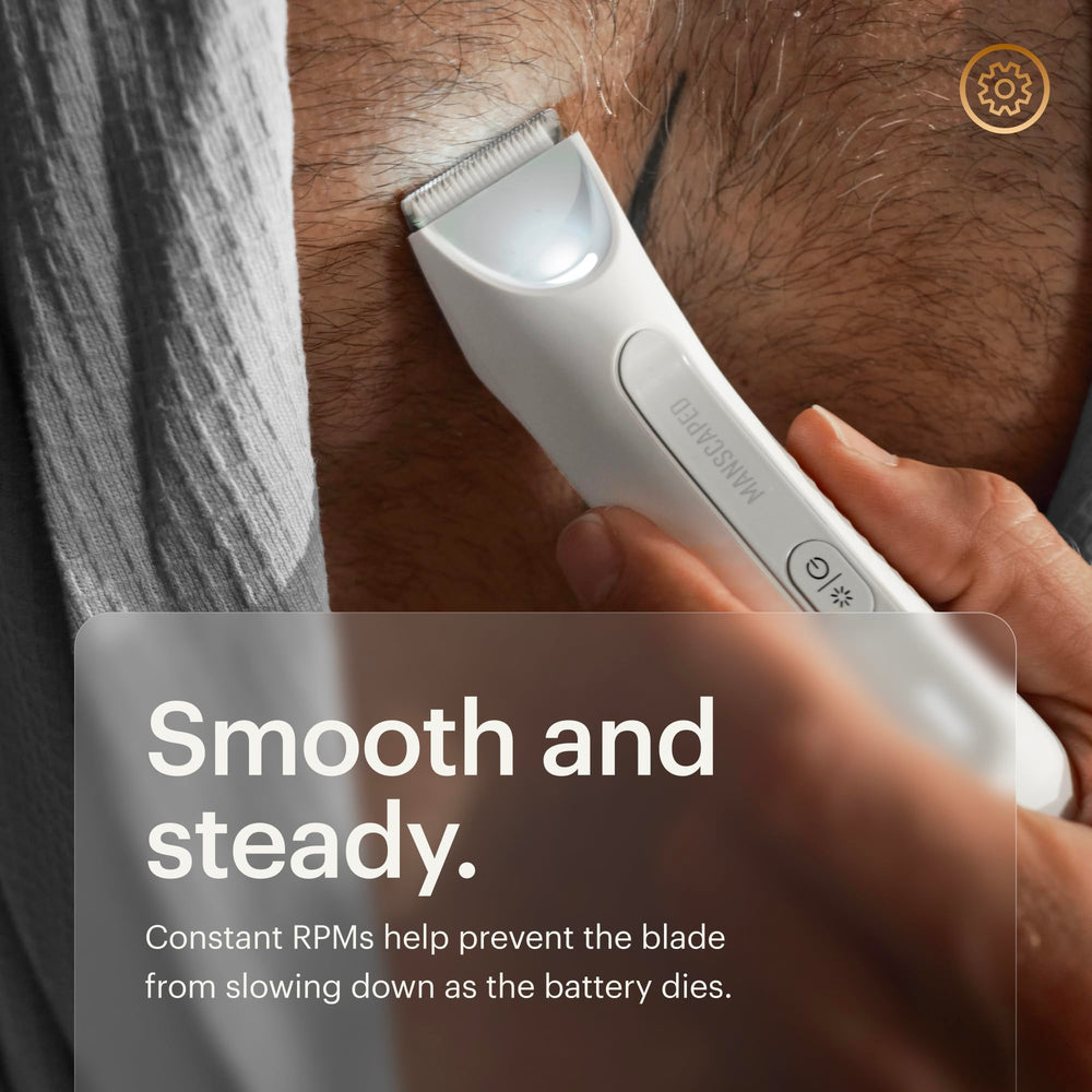 MANSCAPED Lawn Mower 3.0 Plus: recorte preciso en la zona groin