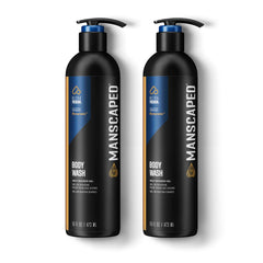 MANSCAPED Persevere: botella de lavado corporal con fórmula hidratante para piel suave.