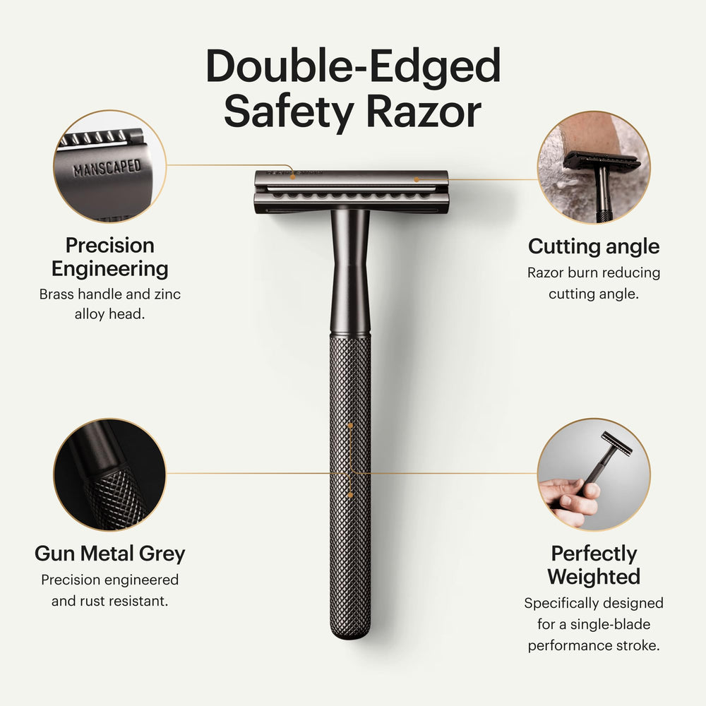 MANSCAPED The Plow 2.0 cabezal zinc para afeitado suave y preciso.