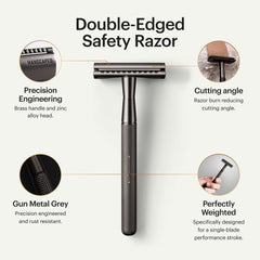 MANSCAPED The Plow 2.0 cabezal zinc para afeitado suave y preciso.