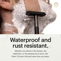 MANSCAPED The Plow 2.0 diseñado para uso en ducha.