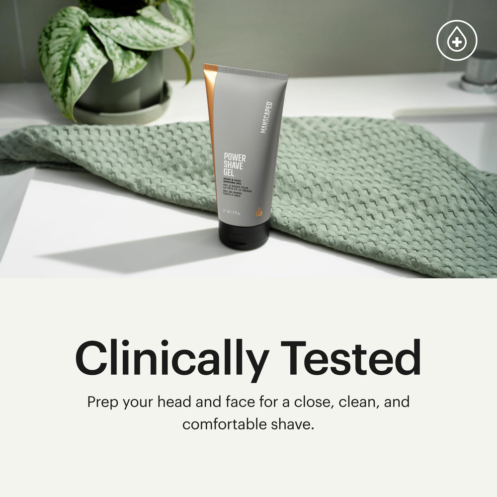 MANSCAPED Power Shave Gel: calma la piel y mantiene la hidratación durante el afeitado