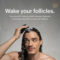 MANSCAPED Scalp Buffer cerdas de silicona exfolian sin irritar.