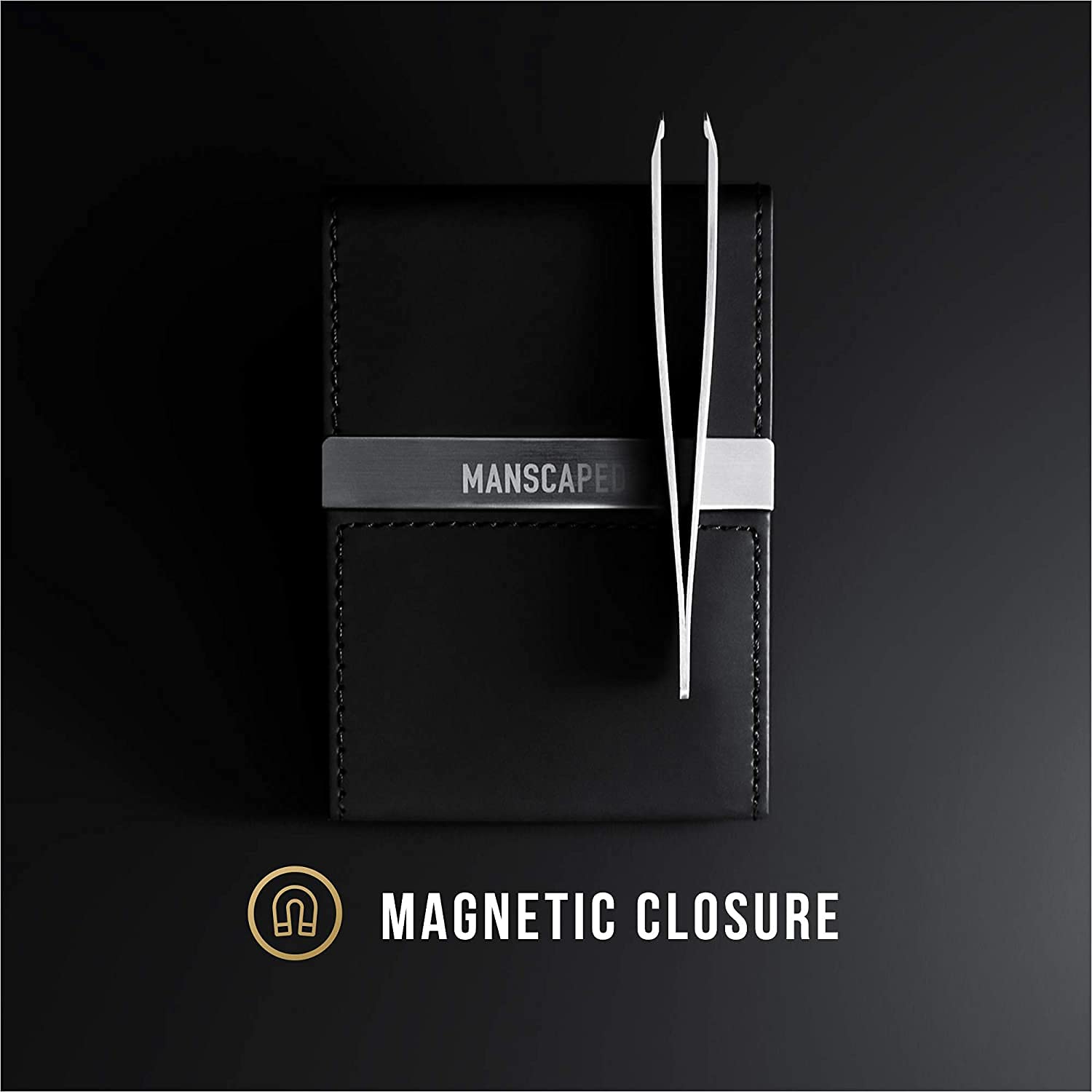 Pinzas de punta oblicua MANSCAPED Shears 2.0 para extracción precisa de imperfecciones.