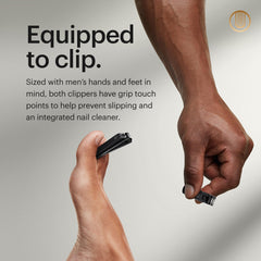 MANSCAPED Shears 3.0: lima de uñas de acero inoxidable para acabado suave
