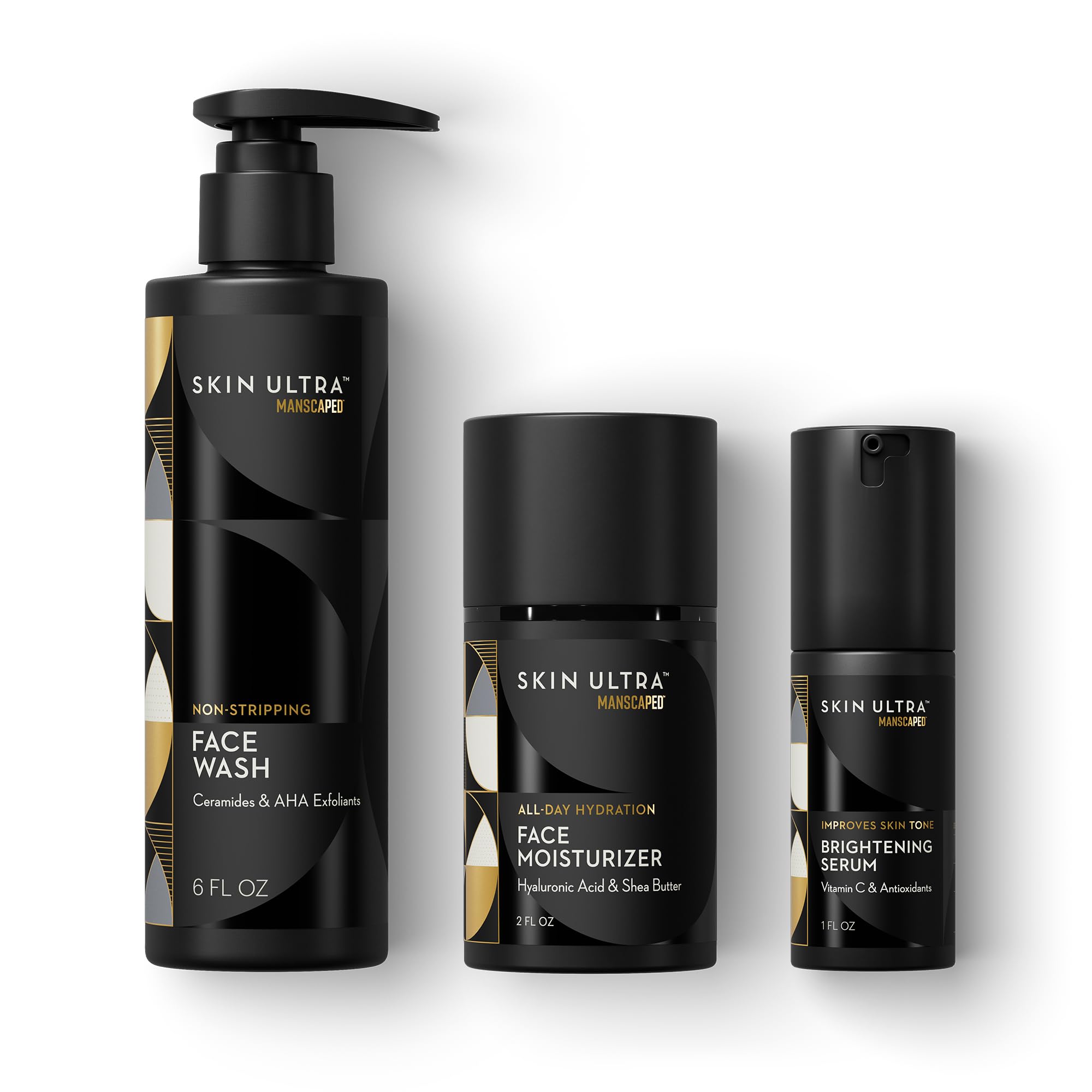 MANSCAPED Skin Ultra lavado facial: limpieza suave para piel fresca.
