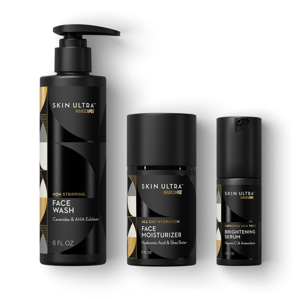 MANSCAPED Skin Ultra lavado facial: limpieza suave para piel fresca.