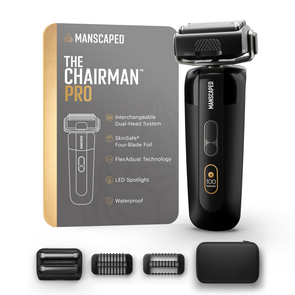 MANSCAPED The Chairman PRO con doble cabezal intercambiable para versatilidad de afeitado