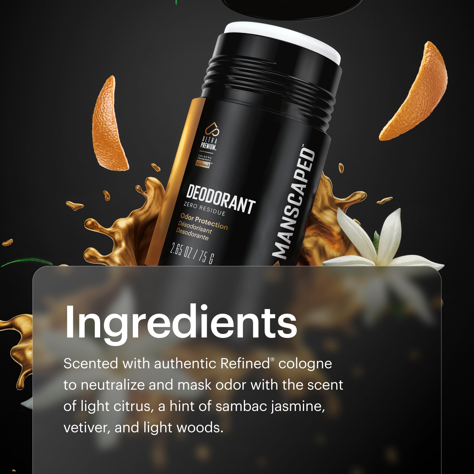 MANSCAPED UltraPremium usa ingredientes veganos y cruelty-free para cuidado responsable.