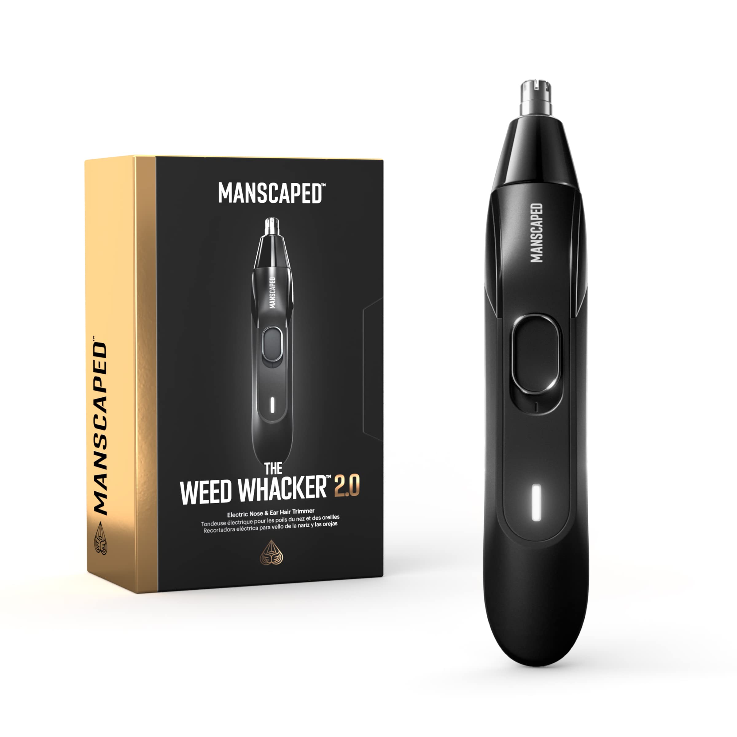 MANSCAPED Weed Whacker 2.0, cuchilla rotativa de acero inoxidable para cortes precisos