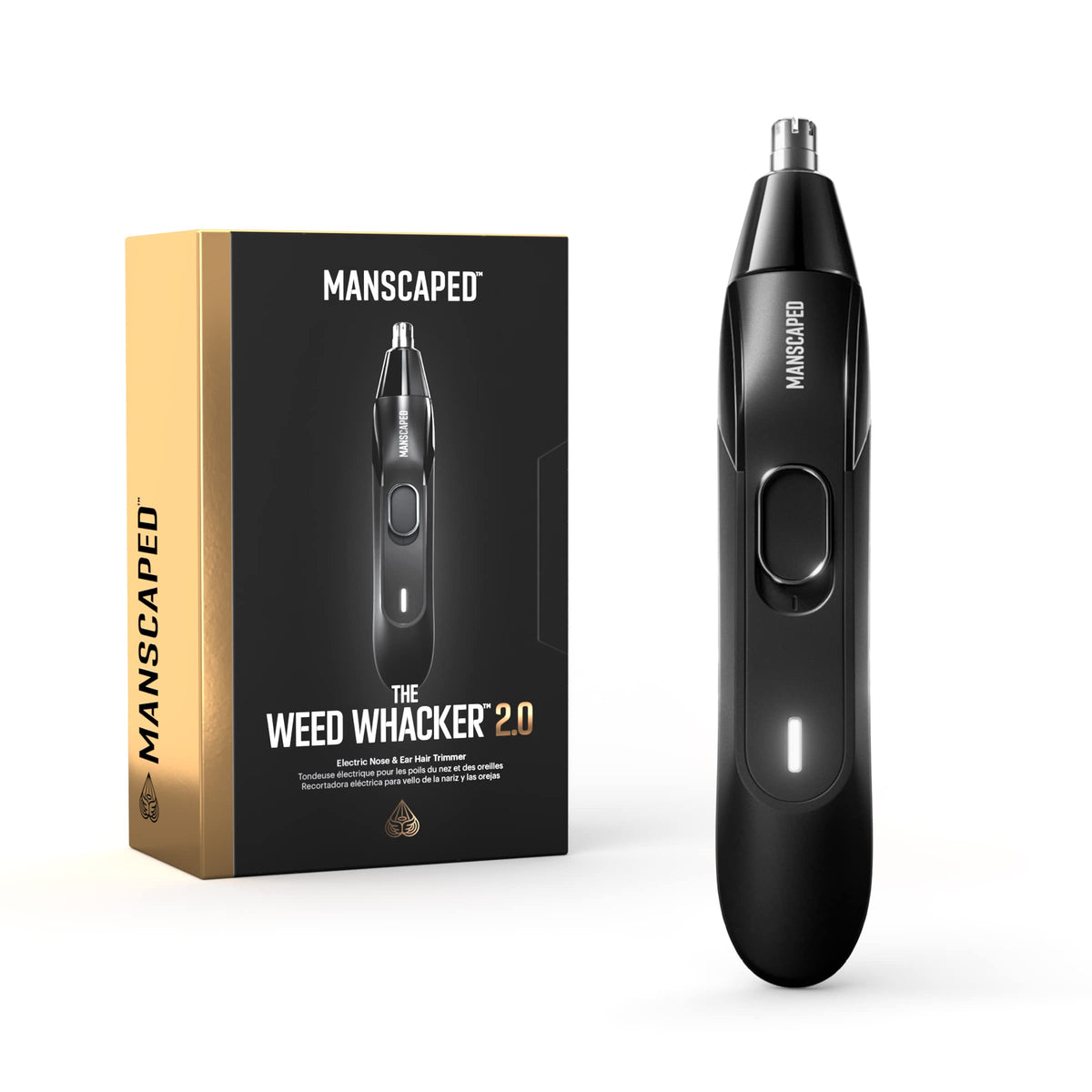 MANSCAPED Weed Whacker 2.0, cuchilla rotativa de acero inoxidable para cortes precisos