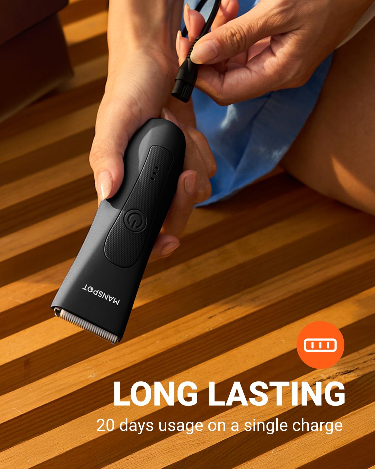 MANSPOT Manscape guardas-intercambiables permiten personalizar el estilo.