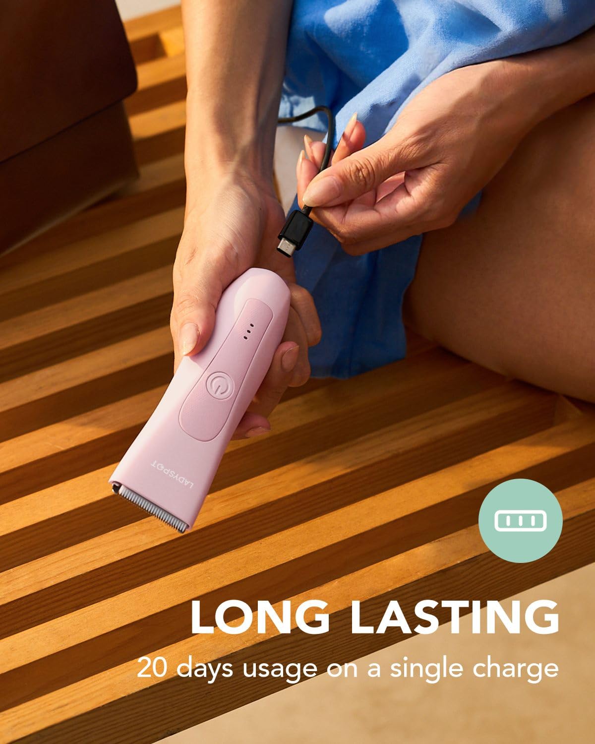 MANSPOT LADYSPOT resistente al agua para uso en la ducha