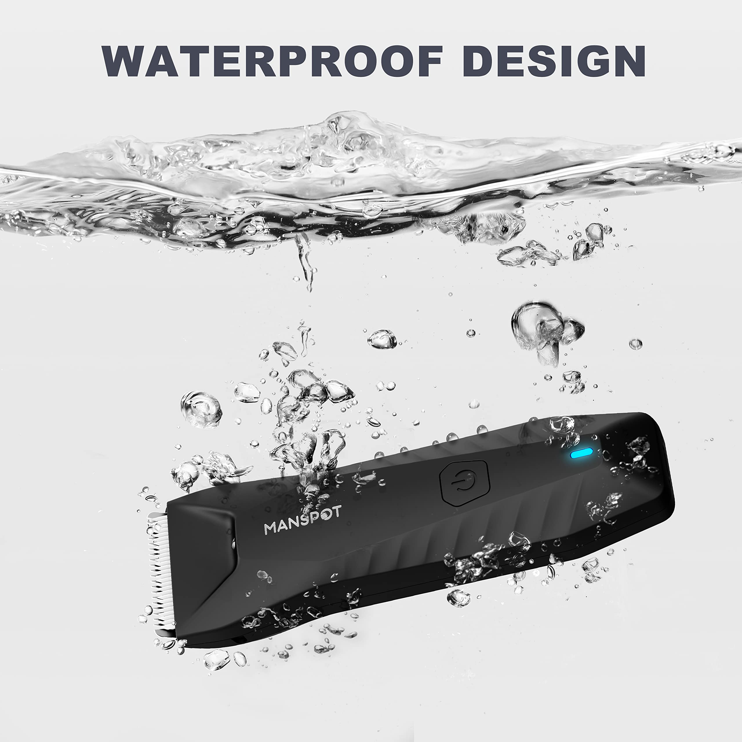 MANSPOT recortadora: cuatro ajustes para longitudes personalizadas.