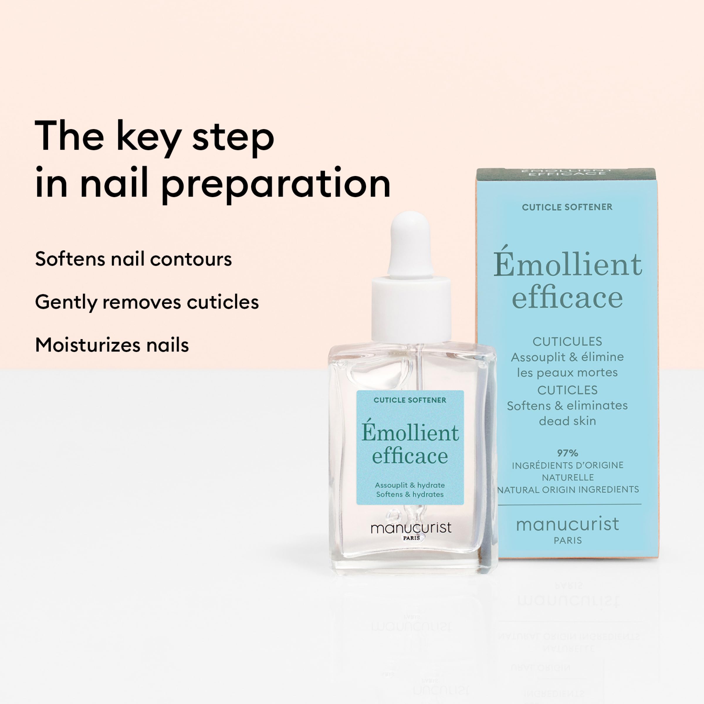 Manucurist serum hidratante para uñas y cutículas.