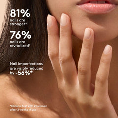 Ingrédients biosourcés et vitamine E pour des ongles hydratés