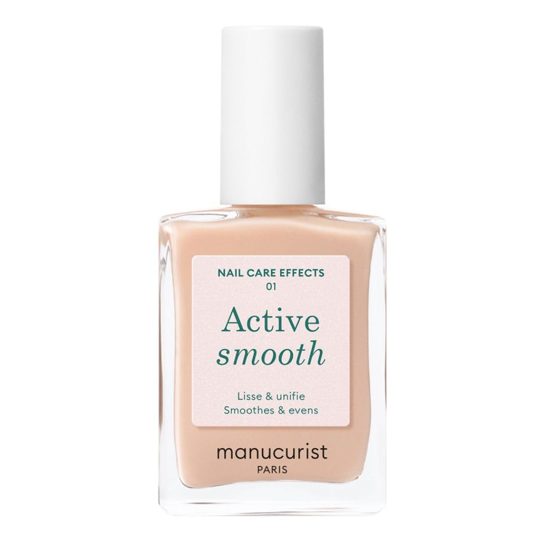 Manucurist Active Smooth 01 – flacon vernis beige satiné avec soin des ongles