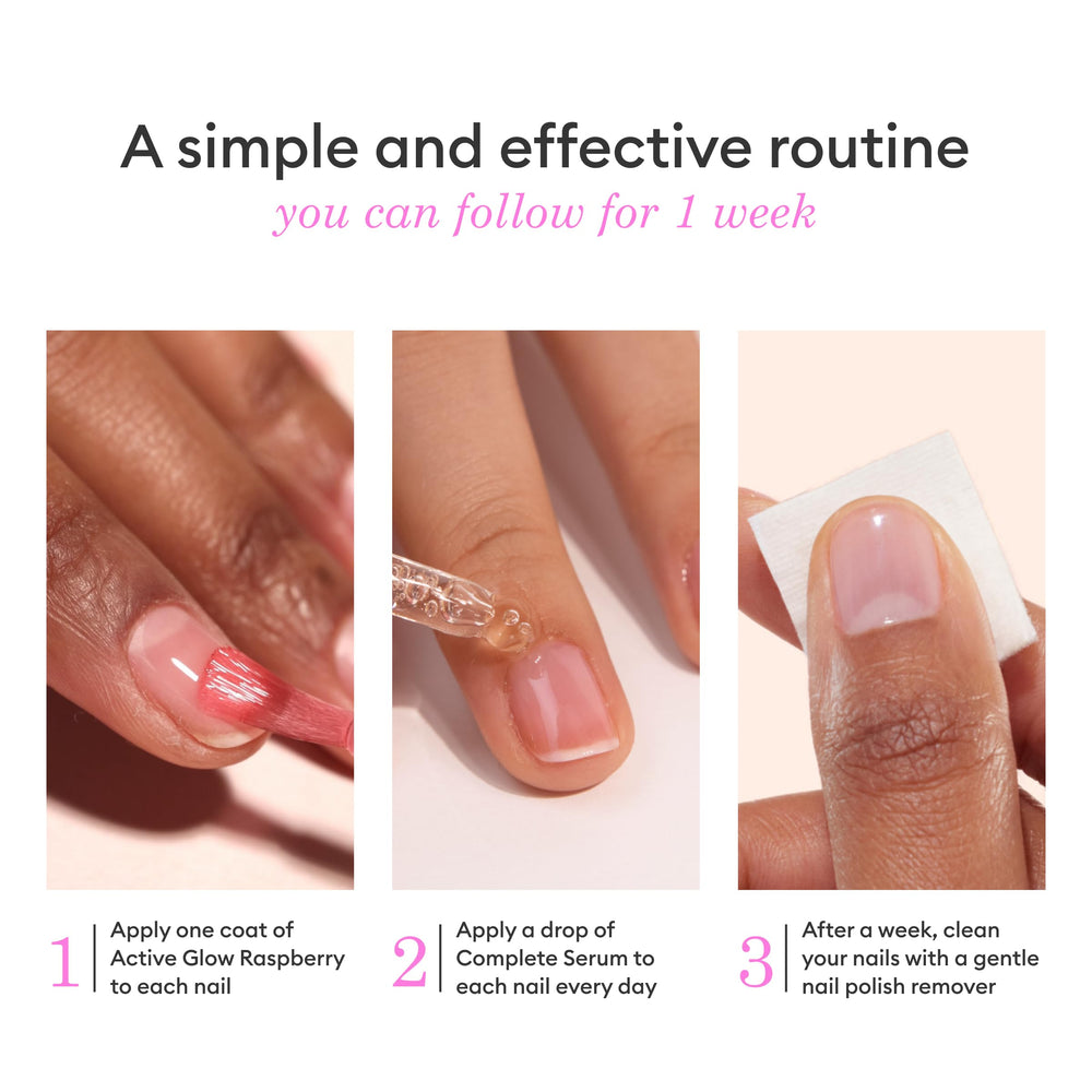 Manucurist acabado brillante, uñas nutridas tras uso
