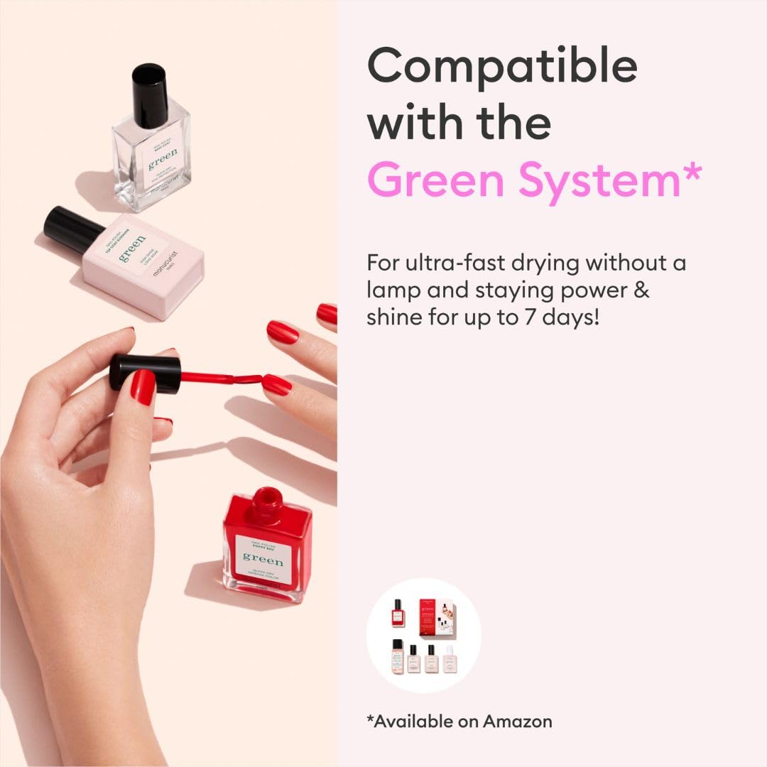 Manucurist Green: fórmula vegana y libre de crueldad para manicura consciente.
