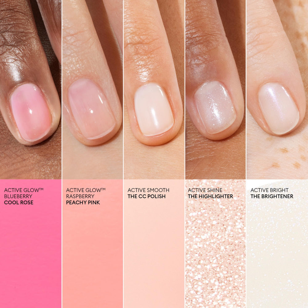 Manucurist Rainbow Active Shine, acabado brillante que realza la apariencia de las uñas.