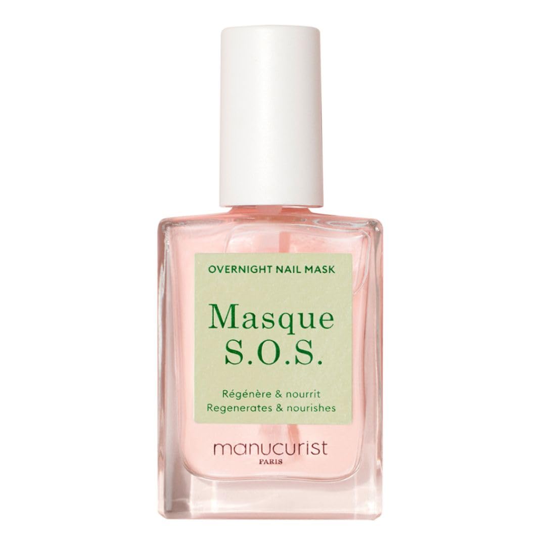 Manucurist SOS Nail Mask en frasco, cuidado nocturno intenso.