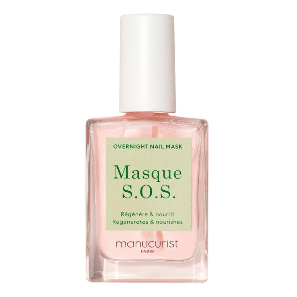 Manucurist SOS Nail Mask en frasco, cuidado nocturno intenso.