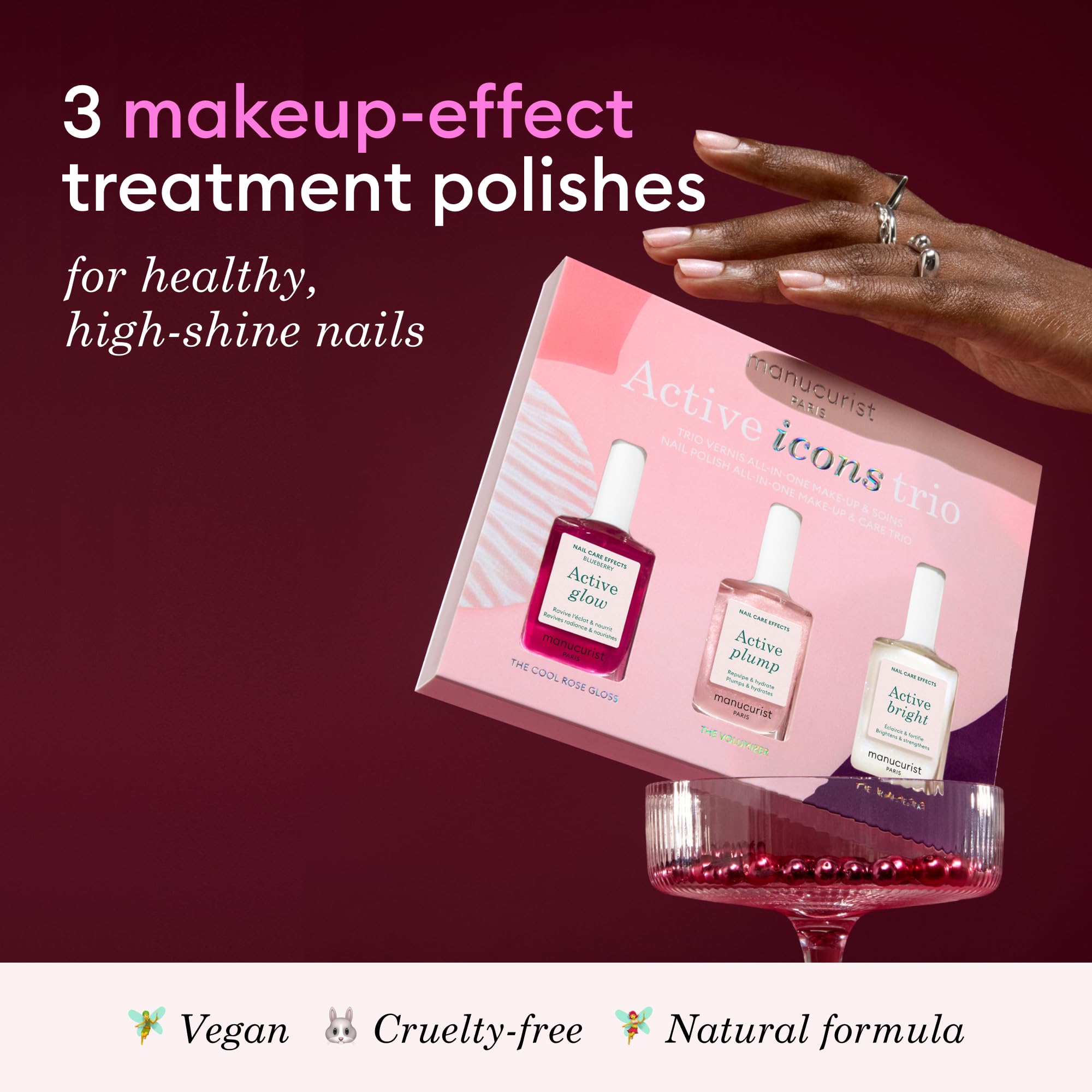 Manucurist Active Shine resalta color y fortalece las uñas