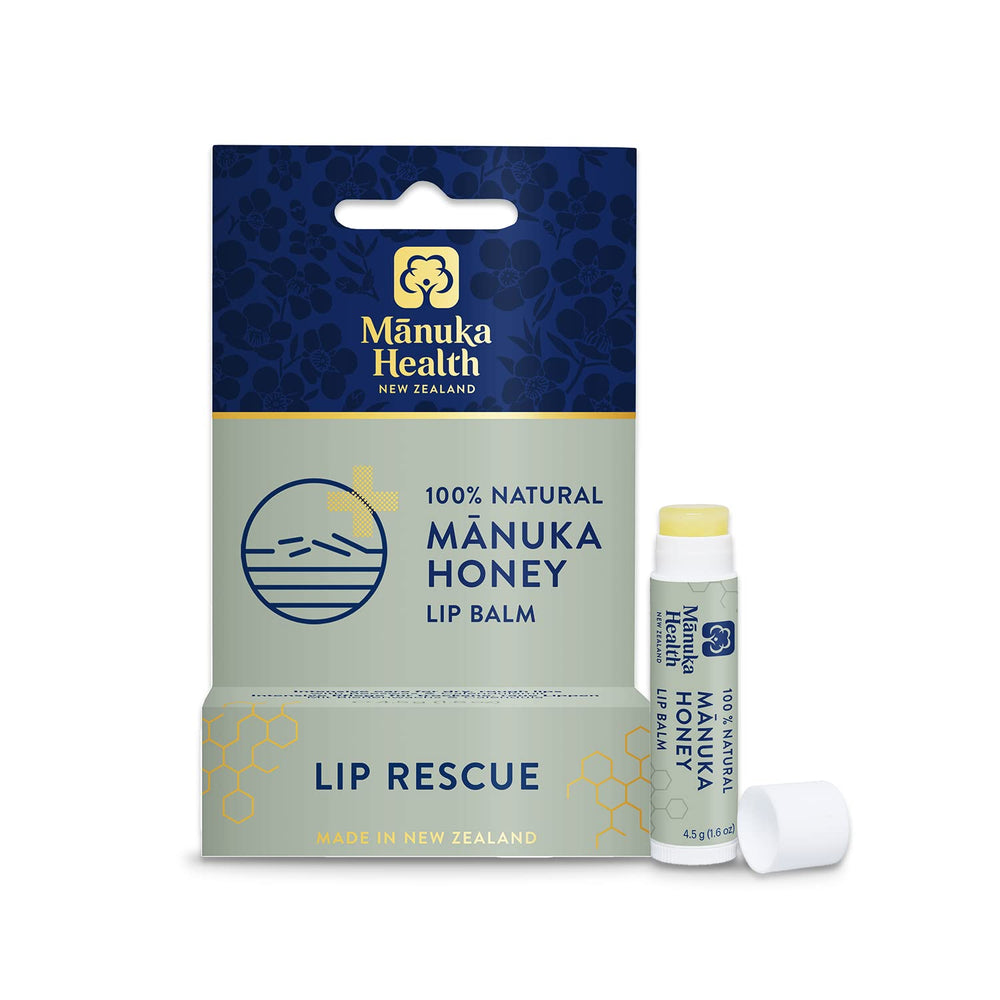 Manuka Health Rescate Labial en bote, hidrata labios secos