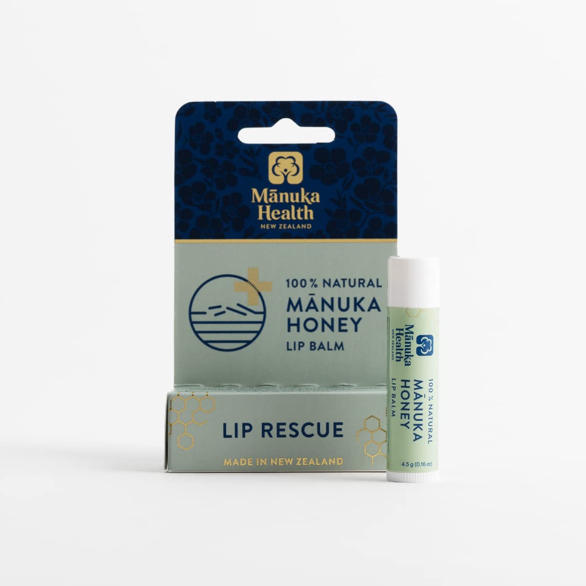 Protección con cera de abejas para labios en rescate labial