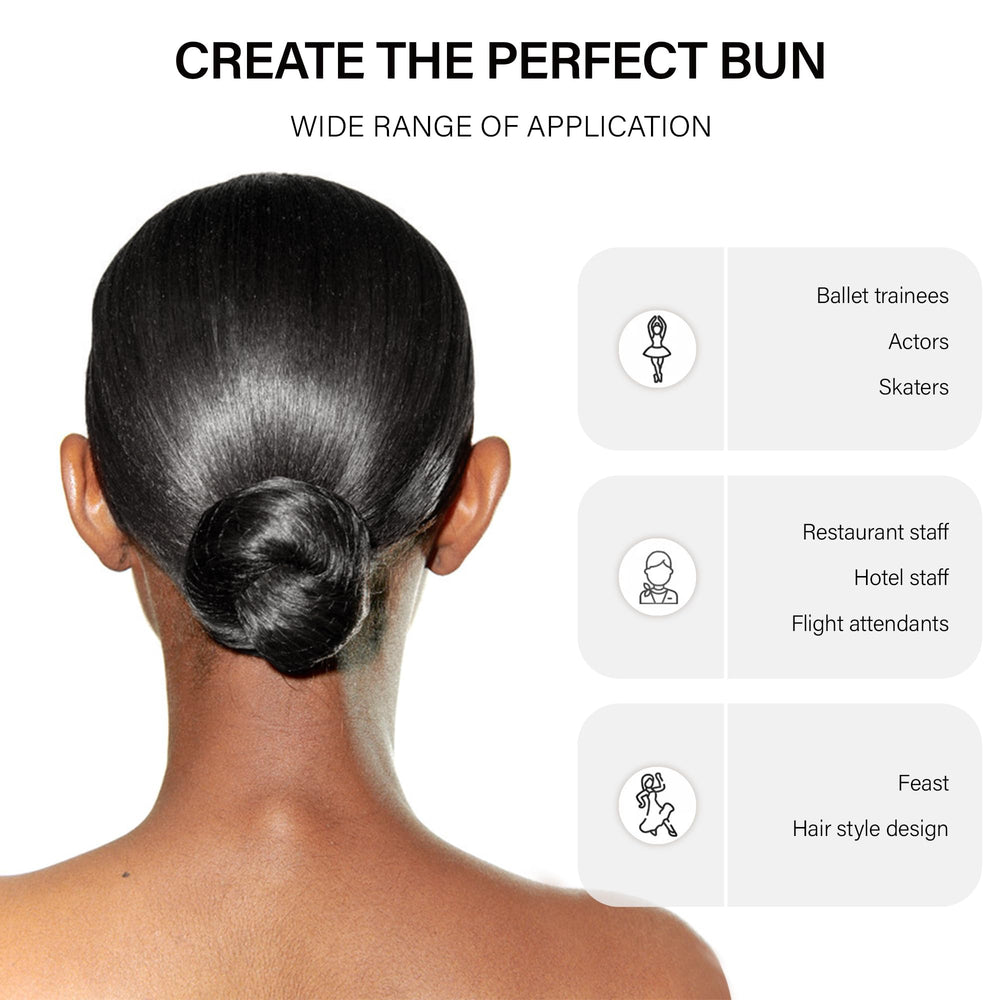 Maopaobeauty soporte para recogidos, mantiene el peinado sin esfuerzo.