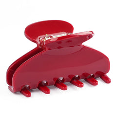 MAORULU clip cabello acetato cereza roja, agarre firme para uso diario.