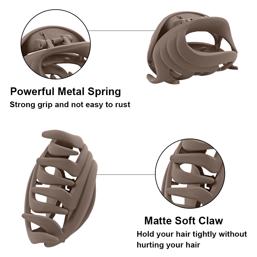 MAORULU pinza media de 7 cm para cabello fino o medio.