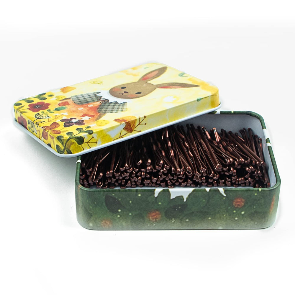 Maorulu mini pasadores para cabello con estuche adorable para viajar y guardar.